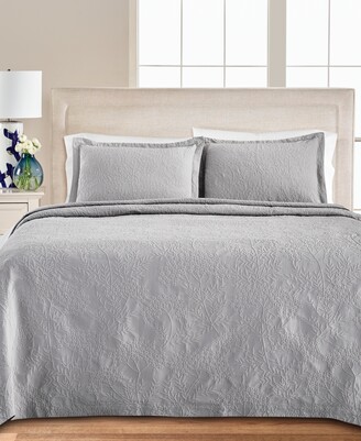 Martha Stewart Collection Floral Matelasse 100% Cotton Bedspread, King,  Created For Macy's - ShopStyle Quilts & Coverlets