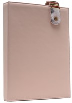 Thumbnail for your product : K'ai&Vrosi Leta Pastel Pink Leather Organizer With Handloomed Peshtamal Flap Closure