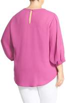 Thumbnail for your product : Melissa McCarthy Puff Sleeve Blouse (Plus Size)