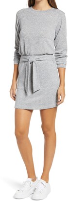tie front jumper dress