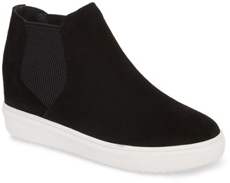 steve madden gray wedge sneaker
