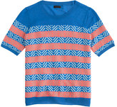 Thumbnail for your product : J.Crew Collection cashmere diamond stripe sweater