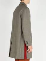 Thumbnail for your product : Barena Prince Of Wales-checked Wool Overcoat - Mens - Grey Multi