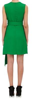 Calvin Klein Women's Crepe Belted Dress-Bt. Green