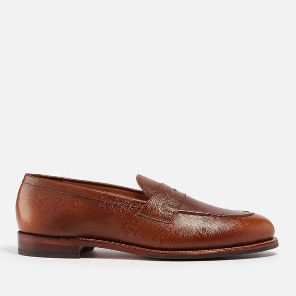 Grenson Lloyd Leather Loafers - ShopStyle Flats