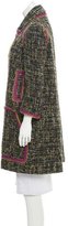 Thumbnail for your product : Peter Som Knee-Length Bouclé Coat