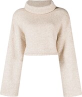 Cropped Long-Sleeve Jumper 