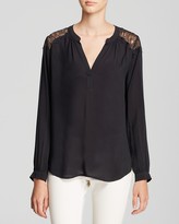Thumbnail for your product : Velvet by Graham & Spencer Blouse - Kerry Lace