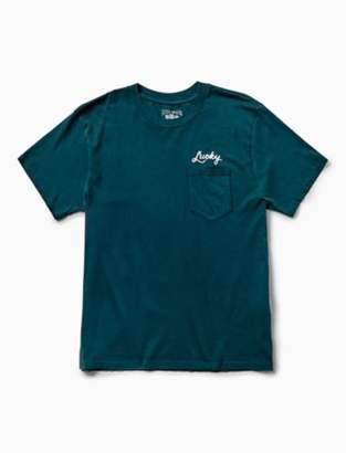 Lucky Brand MADE IN L.A. LUCKY EMBROIDERED POCKET TEE