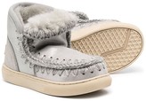 Thumbnail for your product : Mou Kids Sheepskin-Lined Boots