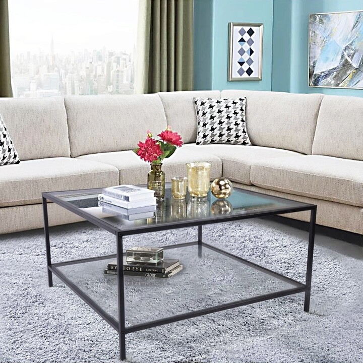 Square Glass Coffee Table Shop The World S Largest Collection Of Fashion Shopstyle