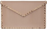 Thumbnail for your product : Valentino Garavani Pink Large Rockstud Envelope Pouch