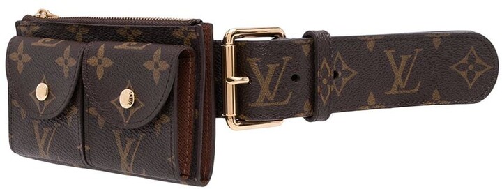 Louis Vuitton 2000s pre-owned monogram Ceinture Pochette Duo belt bag -  ShopStyle
