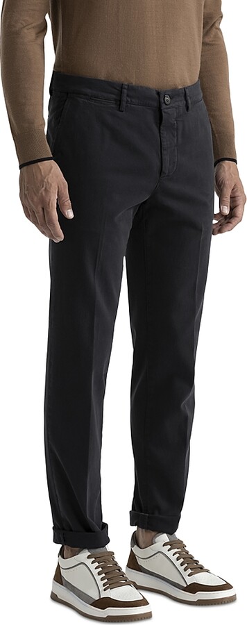 Peserico Cotton Stretch Garment Dyed Regular Fit Chino Pants