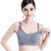 Thumbnail for your product : Ancdream Comfort Wireless Seamless Nursing Bra Maternity Bra Grey 34D 34E 36C 36D 38A 38B