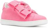 Thumbnail for your product : Joshua Sanders denim bow-embellished sneakers