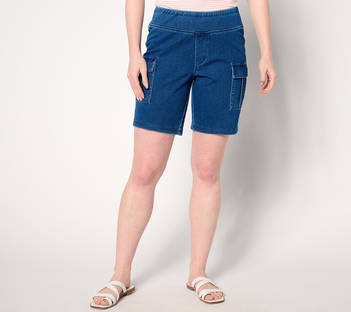 Belle By Kim Gravel Belle Beach by Kim Gravel Delray Denim Cargo Pocket Short