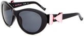 Thumbnail for your product : Linda Farrow Agent Provocateur Women's Kiss Me Plastic Rounded Bow Detail Sunglasses