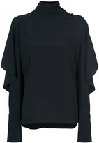 Marni - frill-detail sweater - women - Soie/Acétate - 42