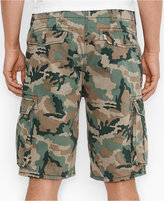 Thumbnail for your product : Levi's Tree Trunk Camo Dark Green Ace Cargo Shorts