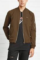 Thumbnail for your product : Forever 21 Zippered Bomber Jacket