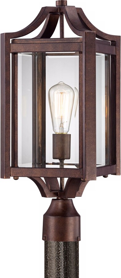 Franklin Iron Works Franklin Iron Rockford 20 1/4" High Bronze Outdoor Post Light