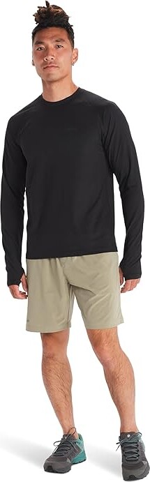 Marmot Windridge Long Sleeve Men's Clothing Black : SM, Polyester/Elastane