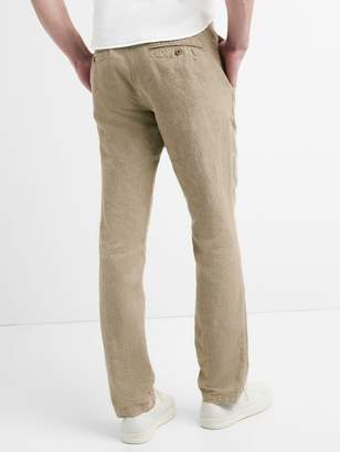 Gap Linen Khakis in Slim Fit