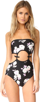 Thumbnail for your product : Kate Spade Posey Grove Cutout Bandeau One Piece