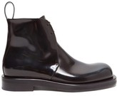 Thumbnail for your product : Bottega Veneta Lace-up Leather Ankle Boots - Black