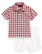 Thumbnail for your product : Oscar de la Renta Woven Shirt and Shorts (Baby Boys)