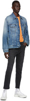Thumbnail for your product : Acne Studios Blue Denim Oversized Distressed Jacket