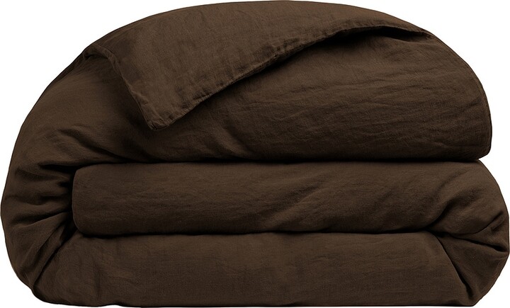 Parachute Linen Duvet Cover in Brown