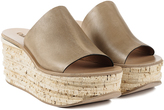 Thumbnail for your product : Chloé Cork Wedge Slide