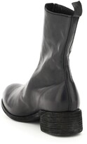 Thumbnail for your product : Guidi FRONT ZIP LEATHER ANKLE BOOTS 36 Black Leather