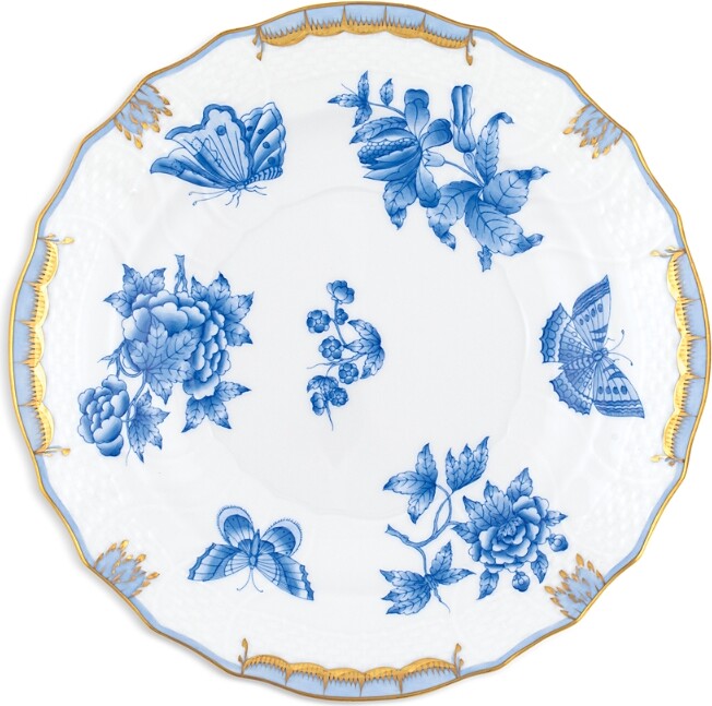 Herend Fortuna Blue Salad Plate