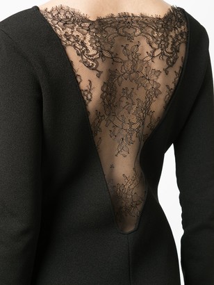 Givenchy Lace Detailed Cocktail Dress
