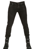 Thumbnail for your product : Karl Lagerfeld Paris 16,5cm Waxed Denim Stretch Skinny Jeans