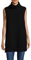 Thumbnail for your product : Autumn Cashmere Lace Up Turtleneck Gilet Sweater
