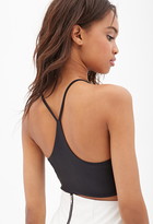 Thumbnail for your product : Forever 21 Faux Leather Cami Crop Top