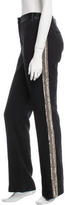 Thumbnail for your product : Adam Lippes Embellished Wool Pants