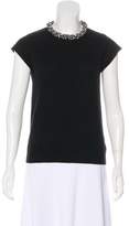 Thumbnail for your product : Magaschoni Embellished Cashmere Top