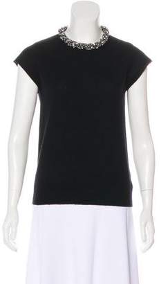 Magaschoni Embellished Cashmere Top