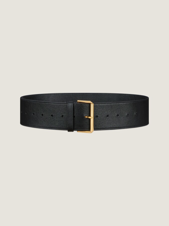 Givenchy Voyou large belt in shiny leather
