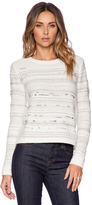 Thumbnail for your product : White + Warren Embellished Crew Neck Sweater