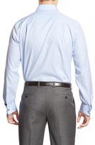 Thumbnail for your product : David Donahue Trim Fit Dobby Check French Cuff Dress Shirt