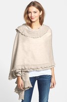 Thumbnail for your product : Nordstrom Double Ruffle Wool Wrap