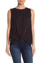 Thumbnail for your product : &.Layered Knotted Twist Front Tank Top