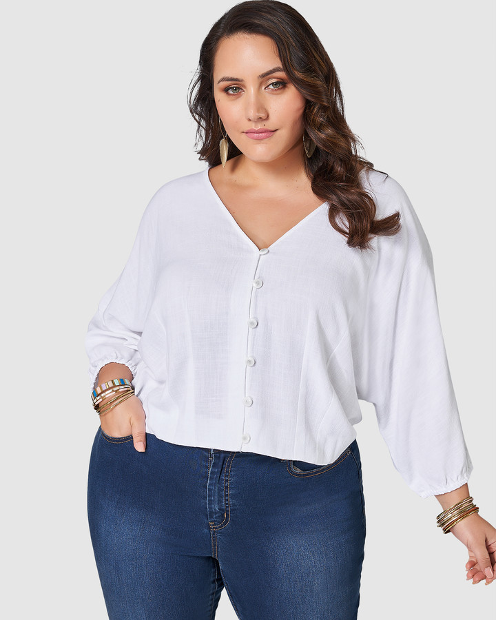 white blouse size 22