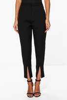Thumbnail for your product : boohoo Split Front Woven Tailored Trousers